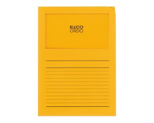Ordo classico goldgelb, liniert, Fenster 180 x 100 mm  Ordo Organisations­mappen, Organisieren & Präsentieren, Ordo classico