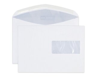 Enveloppe Premium C5 fenêtre à droite, patte gommée  Enveloppes