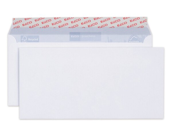 Enveloppe Proclima C5/6 sans fenêtre, patte autocollante Enveloppes durablées, Enveloppes, Enveloppes sans fenêtre, Marques d'­enveloppes Elco, Proclima