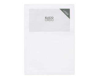 Ordo laser blanc, fenêtre: 180 x 100 mm, 120 g/m²  Organisation et pré­sentation