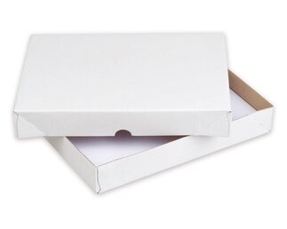Boîtes pliantes (M), Paperbox, blanc, 90 g Emballage et expédition