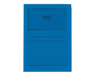 Ordo classico königsblau, liniert, Fenster 180 x 100 mm  Organisieren & Präsentieren