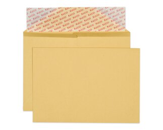 Enveloppe de papier Kraft B5 sans fenêtre,  patte autocollante  Enveloppes