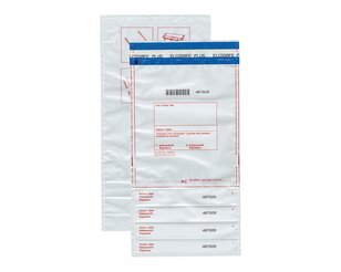 Chemises de sécurité, Elcosafe,  patte autocollante, blanc Pochettes d'­expédition, Emballage et expédition