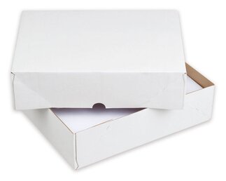 Boîtes pliantes (L), Paperbox, blanc, 126 g Emballage et expédition