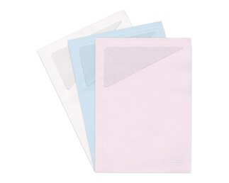 Ordo prestige farbig assortiert, Spezialfenster, 115 g/m² Organisieren & Präsentieren