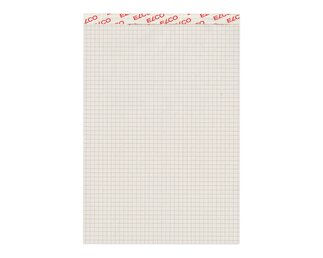 Bloc Office au format A5, quadrillé 4 mm, perforé, gris, 100% recyclé, 100 feuilles  Blocs, carnets et papier à écrire