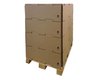 Palettenrahmen faltbar, aus Karton Verpackung & Versand, Palettenrahmen