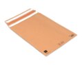 Sachet d'expédition en papier avec fond pointu, refermable, brun, 280x375x80 mm  Shop, Emballage et expédition, Sachets d'expédition