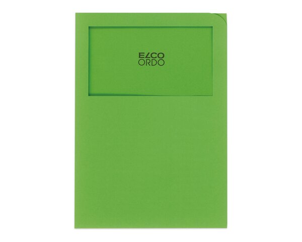 Ordo classico vert intense, fenêtre: 180 x 100 mm, 120 g/m²  Ordo Chemises de classement, Organisation et pré­sentation, Ordo classico