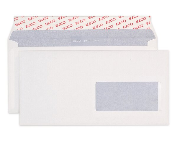 Enveloppe Profutura C5/6 fenêtre à droite, patte autocollante  Enveloppes durablées, Enveloppes, Enveloppes avec fenêtre, Marques d'­enveloppes Elco, Profutura