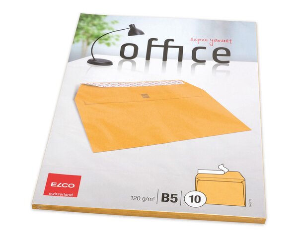 Enveloppe Office B5 sans fenêtre,  patte autocollante  Enveloppes pour im­primantes laser, Enveloppes, Enveloppes sans fenêtre, Marques d'­enveloppes Elco, Office