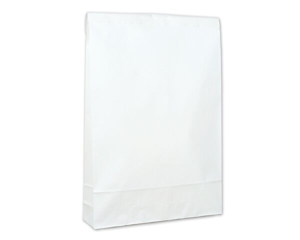 Sac d'expédition en papier, blanc, 300x80x430+50mm Sachets d'expédition, Emballage et expédition