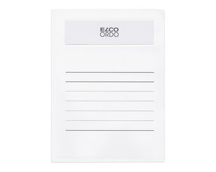 Ordo volumino blanc, fenêtre: 180 x 50 mm, 120 g/m²  Ordo Chemises de classement, Organisation et pré­sentation, Ordo volumino