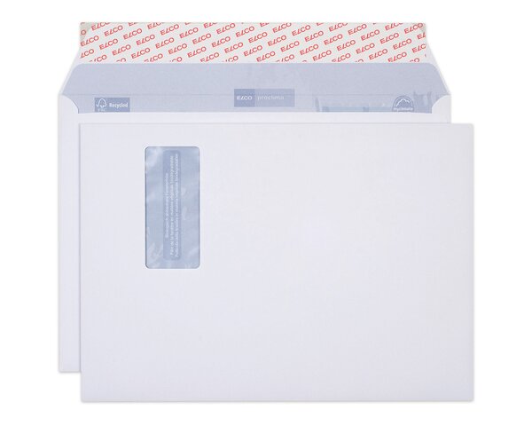 Enveloppe Proclima C4 fenêtre à droite, patte autocollante Enveloppes durablées, Enveloppes, Enveloppes avec fenêtre, Marques d'­enveloppes Elco, Proclima