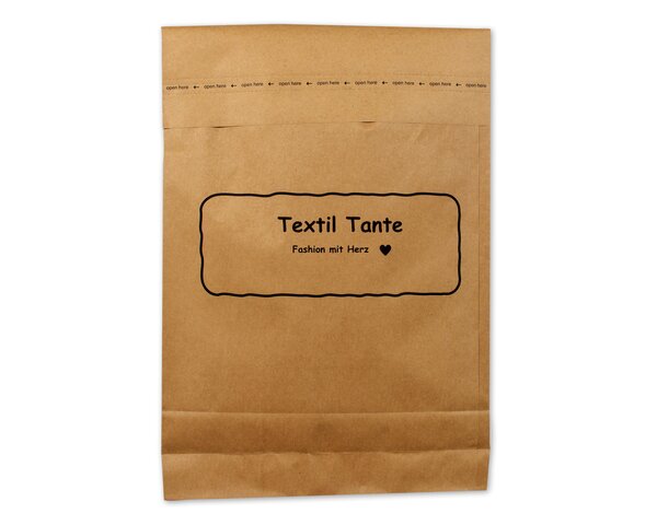 Bedruckbarer Papierversandbeutel mit 2-fach Haftklebeverschluss, braun, 300x80x430 Bedruckbare Versandbeutel, Verpackung & Versand, Personali­sieren & Bedrucken