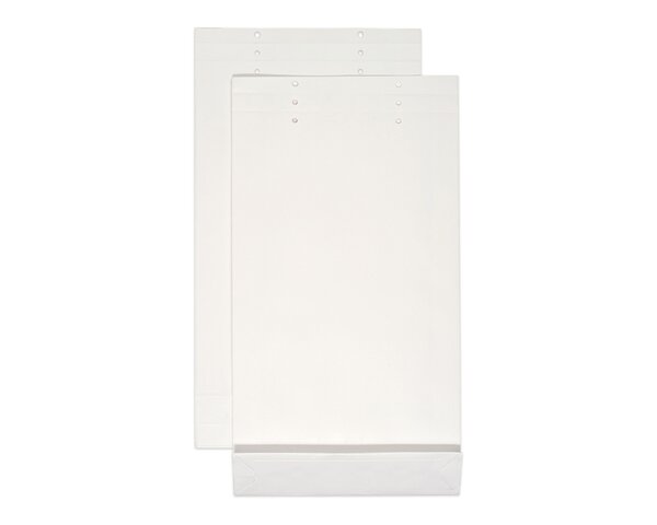 Sachet avec fond rectangulaire 220 x 50 x 405 mm sans fenêtre, perforé  Pochettes d'­expédition, Enveloppes