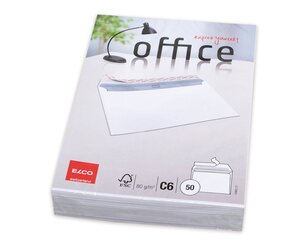 Enveloppe Office C6 sans fenêtre,  patte autocollante  Enveloppes pour im­primantes laser, Enveloppes, Enveloppes sans fenêtre, Marques d'­enveloppes Elco, Office