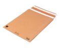 Sachet d'expédition en papier avec fond pointu, refermable, brun, 280x375x80 mm  Shop, Emballage et expédition, Sachets d'expédition