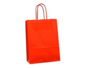 Papiertragetasche rot Tragetaschen color, Papiertaschen & Boxen
