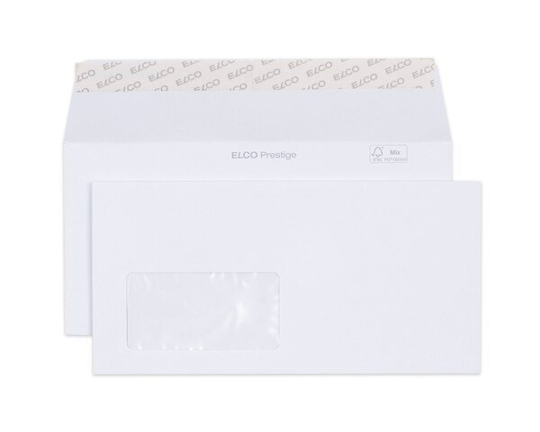 Enveloppe Prestige C5/6 fenêtre à gauche, patte autocollante  Enveloppes avec fenêtre, Enveloppes, Enveloppes papier Premium, Marques d'­enveloppes Elco, Prestige