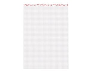 Office Block A4 Hochweiss kariert, 4mm, 100 Blatt  Blöcke, Blöcke, Hefte & Papier