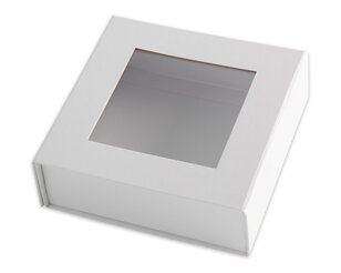 Boîte, Clearbox, blanc, 15 x 15 x 5 cm  Boîtes cadeau, Sacs en papier et  boîtes