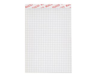 Bloc Office au format A6, quadrillé 4 mm, perforé, extra blanc, 100 feuilles  Blocs, carnets et papier à écrire