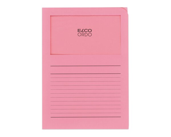 Ordo classico rosa, liniert, Fenster 180 x 100 mm  Ordo Organisations­mappen, Organisieren & Präsentieren, Ordo classico
