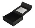 Boîte, Clearbox, noir, 15 x 15 x 5 cm  Boîtes cadeau, Sacs en papier et  boîtes
