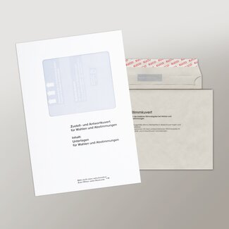Abstimmungs-Couverts