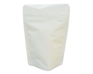 Sachet à fond plat blanc sans valve Emballage alimentaire, Sachets à fond plat